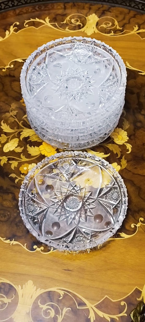 Alman Walther Glass Tatlı Tabakları - Görsel 2