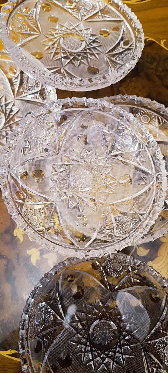 Alman Walther Glass Tatlı Tabakları - Görsel 4