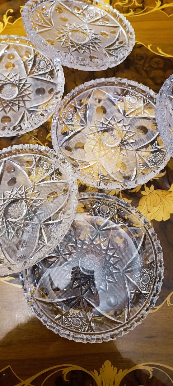 Alman Walther Glass Tatlı Tabakları - Görsel 5