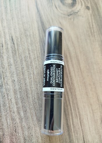 Bej Gri Çift Uçlu Kontür ve Aydınlatıcı Stick