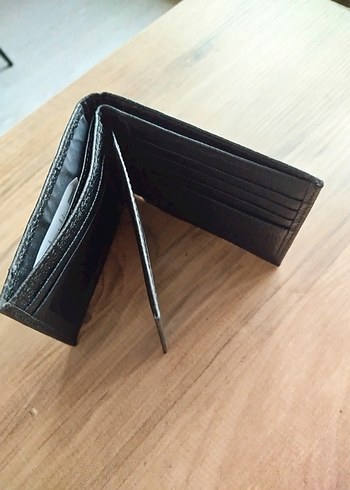  Beden Siyah Minimalist Erkek Cüzdanı