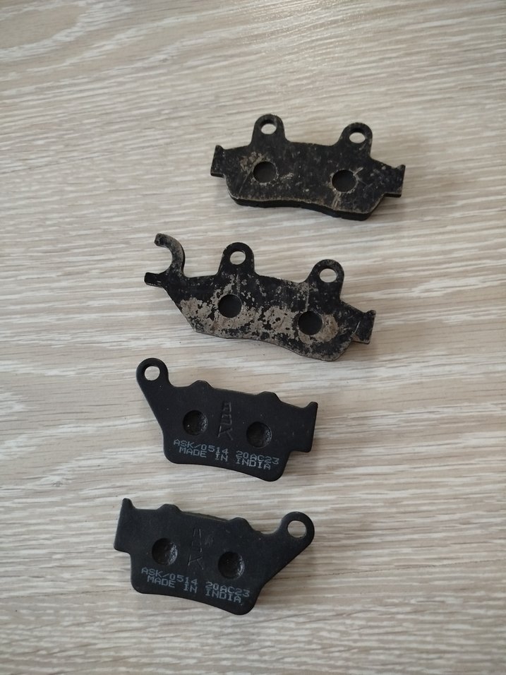 bajaj Pulsar Ns 200 rs 200 ön arka set balata - Görsel 2