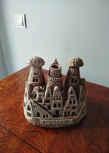 Kapadokya Temalı Koyu Camel Figürin - Görsel 2