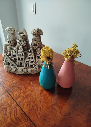 Kapadokya Temalı Koyu Camel Figürin - Görsel 7