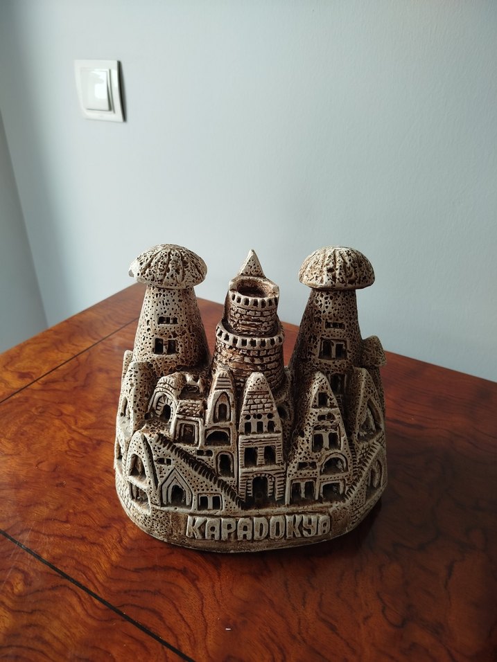 Kapadokya Temalı Koyu Camel Figürin - Görsel 2