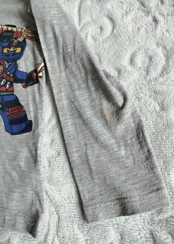 Gri Lego Ninjago Baskılı Erkek Sweatshirt - Görsel 2