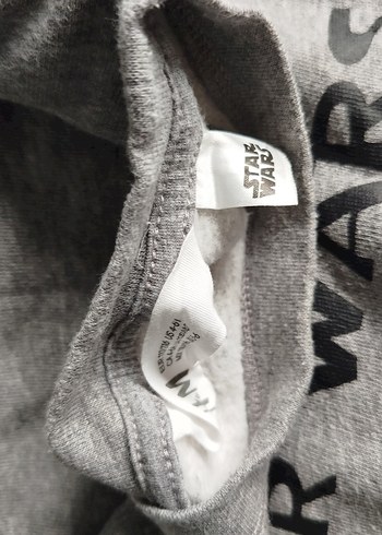 Gri Erkek Çocuk R2-D2 Baskılı Sweatshirt - Görsel 2