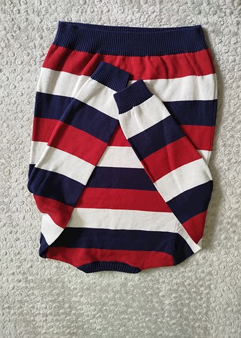 Çizgili Renkli Uzun Kollu Kazak - Görsel 3