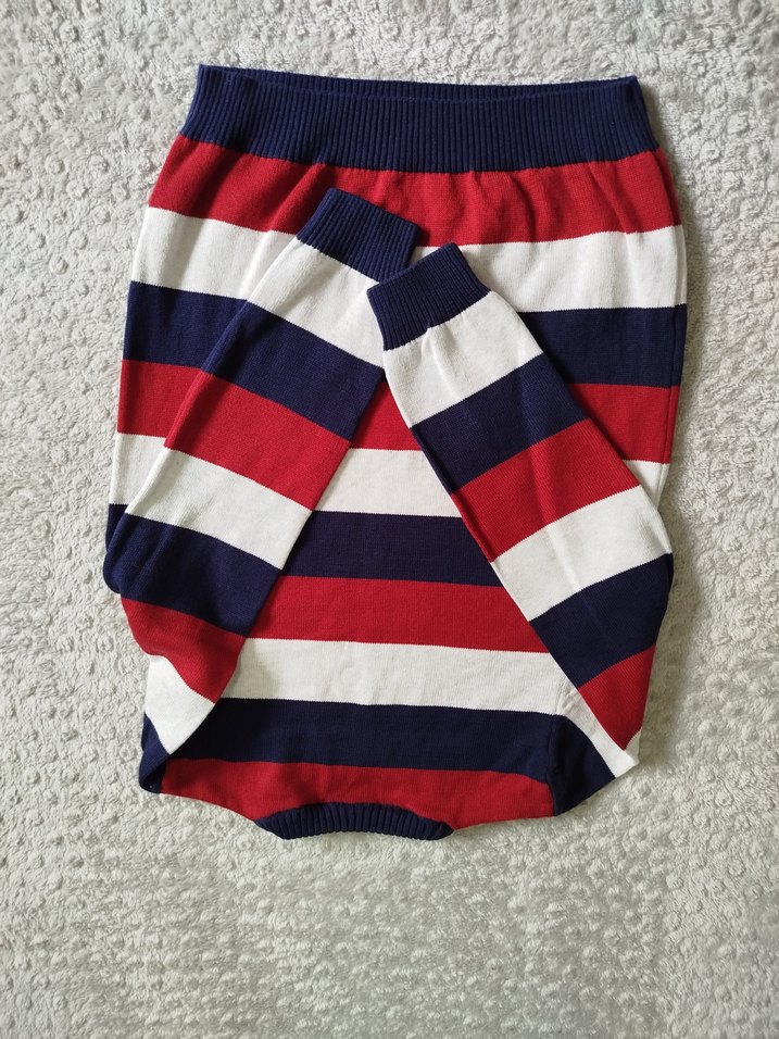 Çizgili Renkli Uzun Kollu Kazak - Görsel 3