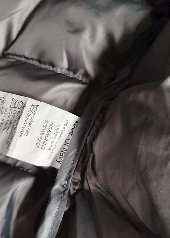 Gri Kapüşonlu erkek  Kışlık Mont - Görsel 5