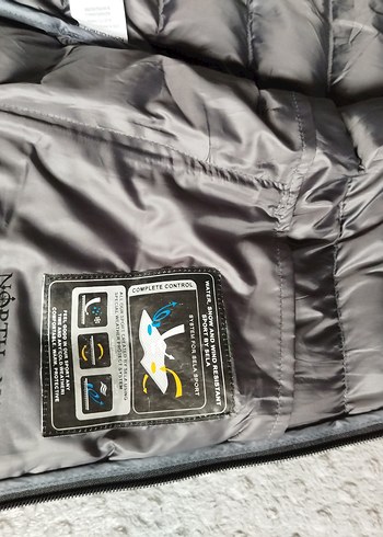 Gri Kapüşonlu erkek  Kışlık Mont - Görsel 4