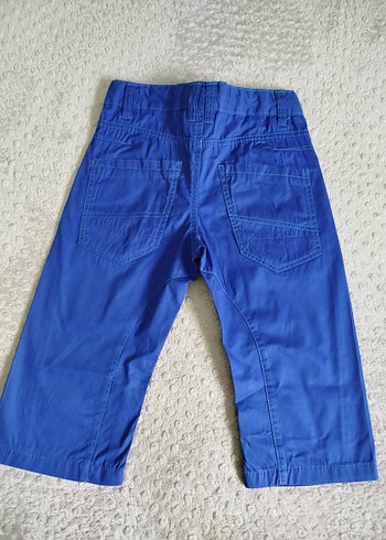 Erkek Mavi Kot Rahat Kesim Şort - Görsel 4