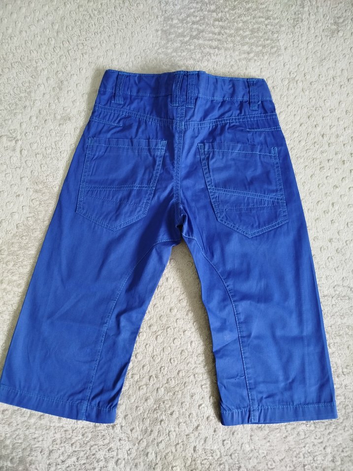 Erkek Mavi Kot Rahat Kesim Şort - Görsel 4