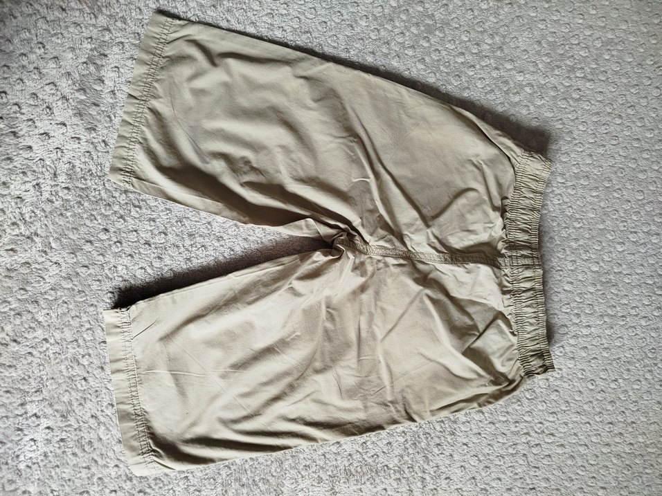 Bej Keten erkek şort - Görsel 2