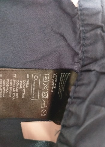 Erkek Lacivert Pamuklu Rahat Kesim Şort - Görsel 2