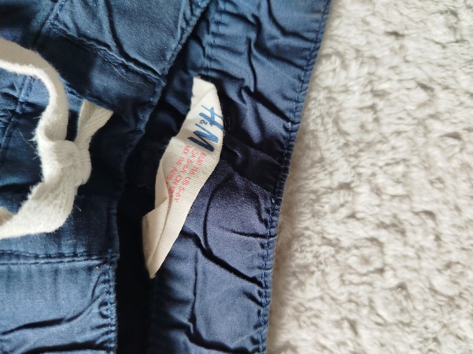 Erkek Lacivert Pamuklu Rahat Kesim Şort - Görsel 3