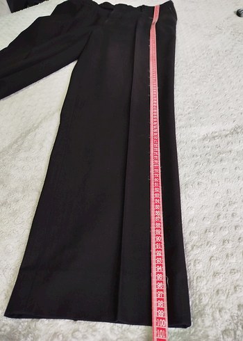 Siyah kumaş  Erkek Pantolon - Görsel 5