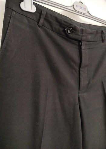 Siyah kumaş  Erkek Pantolon - Görsel 2