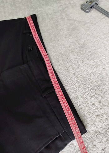 Siyah kumaş  Erkek Pantolon - Görsel 4