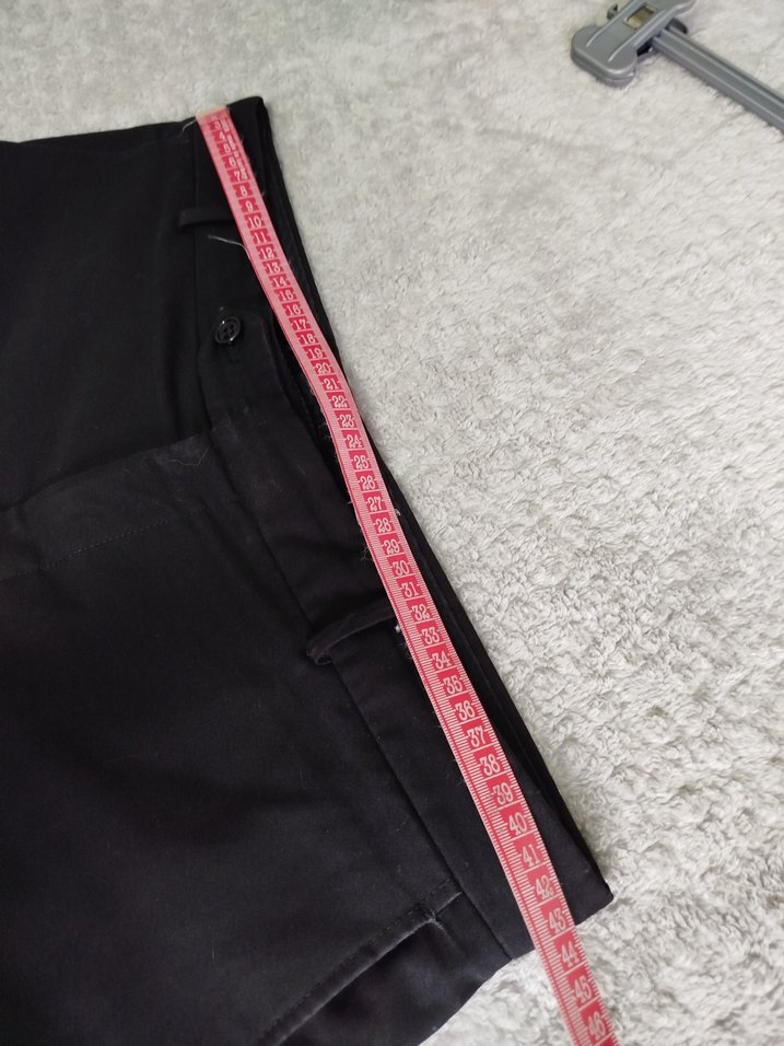 Siyah kumaş  Erkek Pantolon - Görsel 4