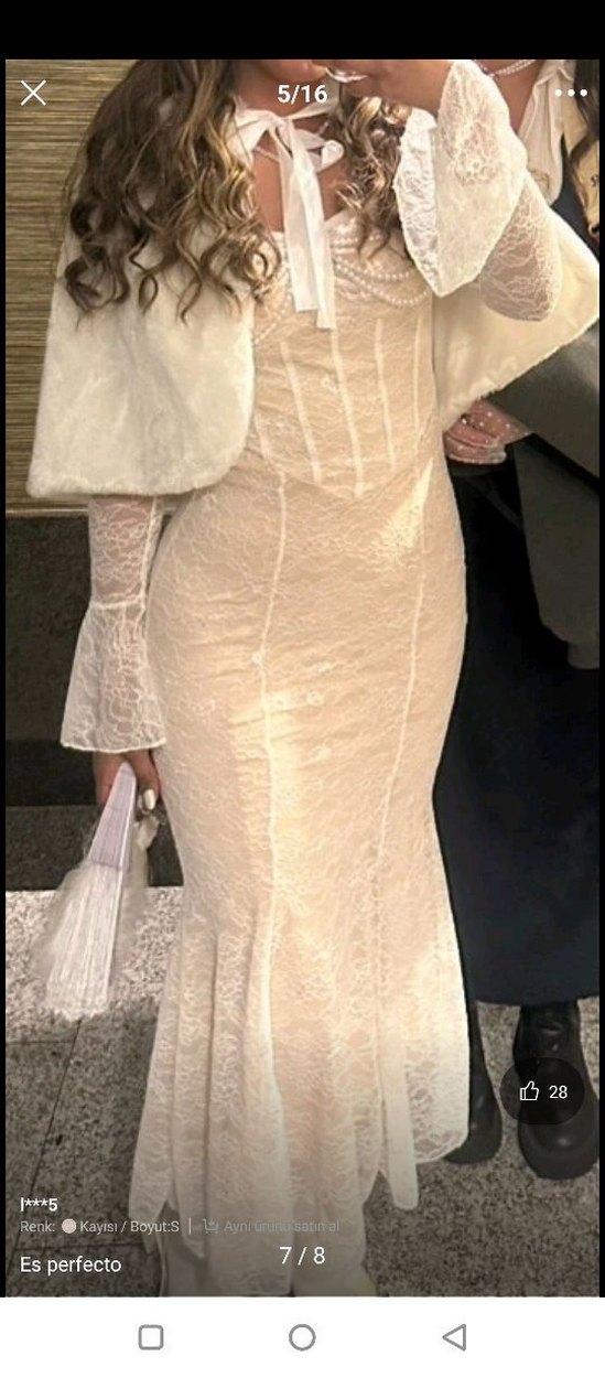 Vintage Nikah Söz Elbisesi - Görsel 3