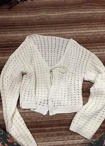 s Beden beyaz Renk Hırka nakışlı