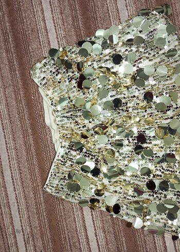 Boncuk İşlemeli Mini Etek - Görsel 2