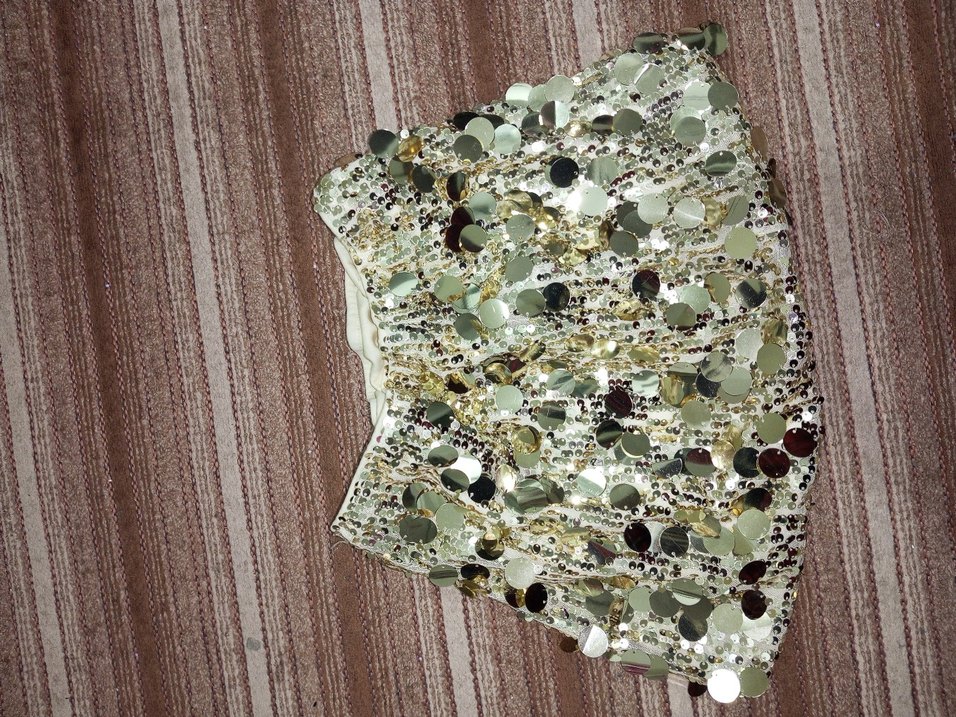 Boncuk İşlemeli Mini Etek - Görsel 3