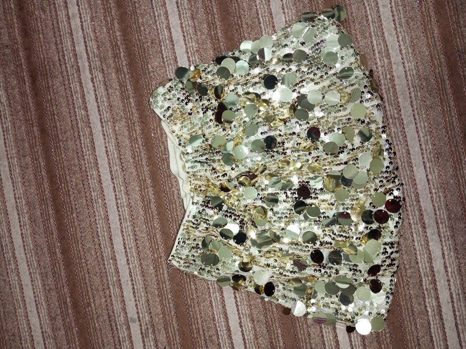 Boncuk İşlemeli Mini Etek - Görsel 2