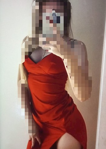 Parlak Kırmızı Kadın gece elbisesi - Görsel 2