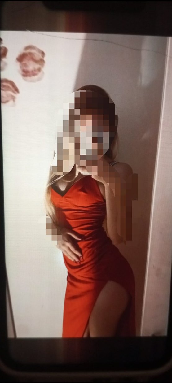 Parlak Kırmızı Kadın gece elbisesi - Görsel 5