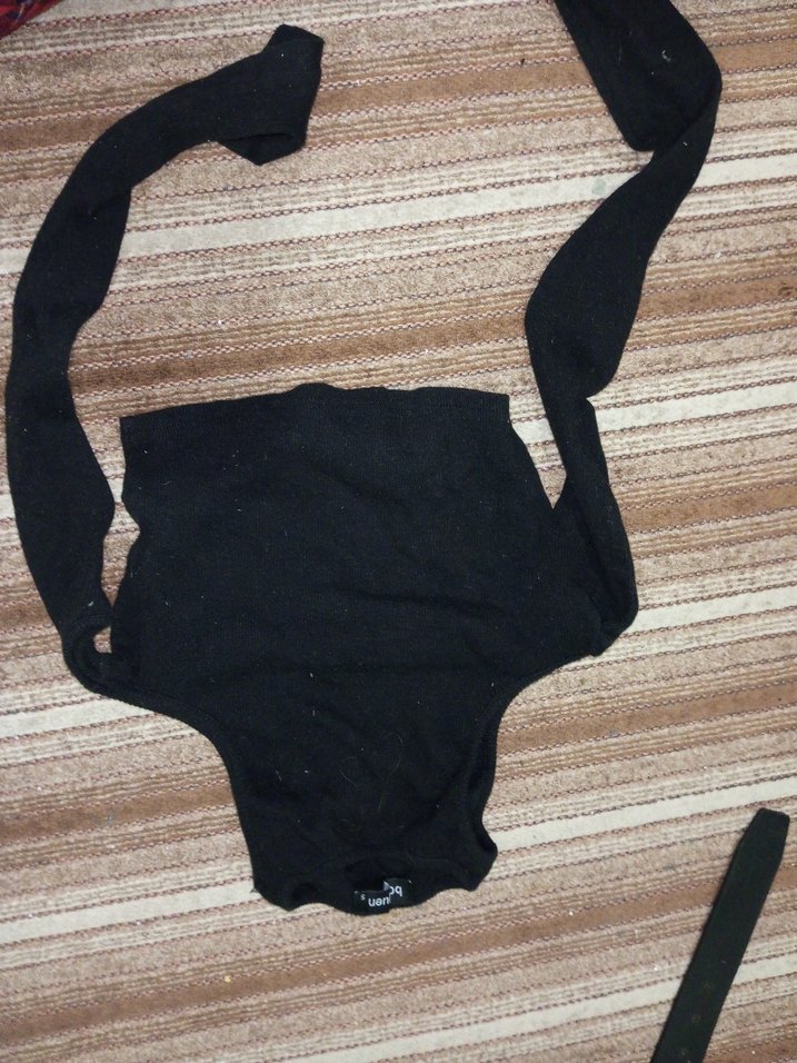 Siyah ve mavi crop - Görsel 3