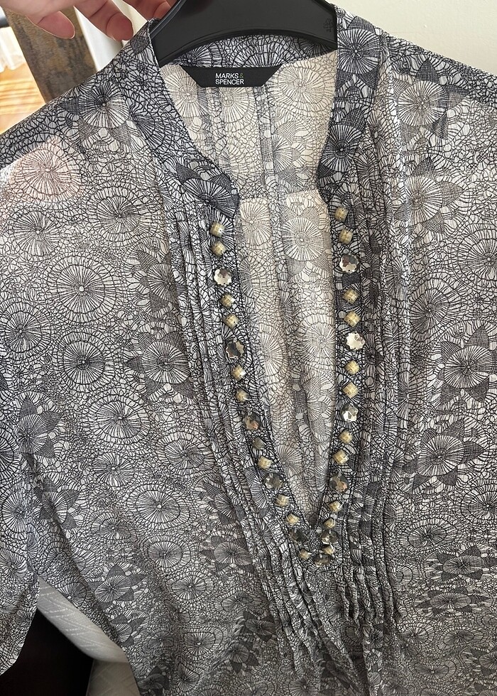 Marks&Spencer Vintage Bluz - Görsel 2