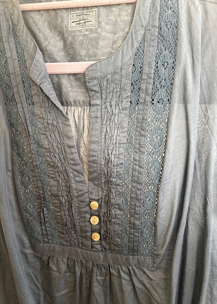 Vintage Coquette Bluz - Görsel 3