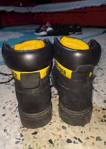 Greyder Sarı Detaylı Kadın Rock Punk Bot