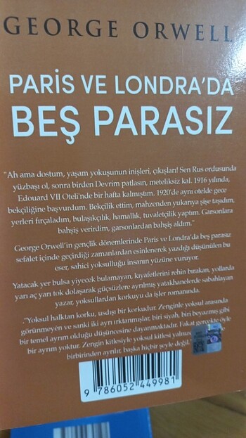 GEORGE ORWELL DUNYA KLASIKLERI  - Görsel 4