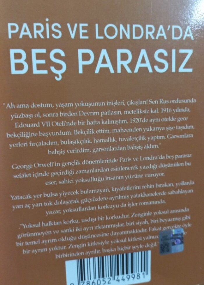 GEORGE ORWELL DUNYA KLASIKLERI  - Görsel 4
