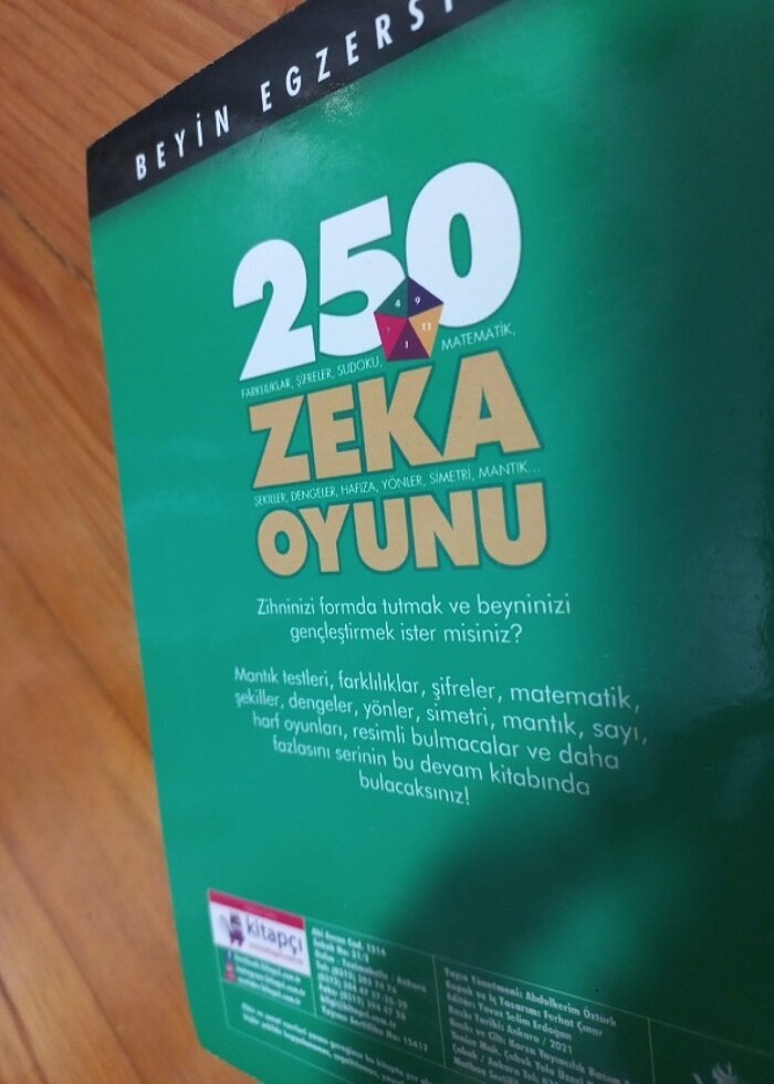 Zeka Oyunları kitapları  - Görsel 2
