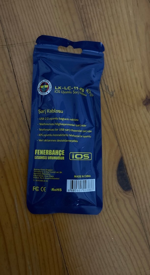 Şarj kablosu fenerbahce - Görsel 2