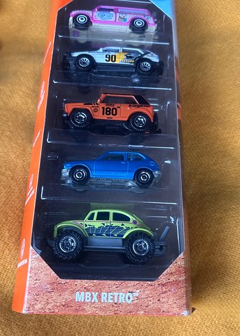 MBX Retro Çok Renkli Oyuncak Araba Seti - Görsel 2