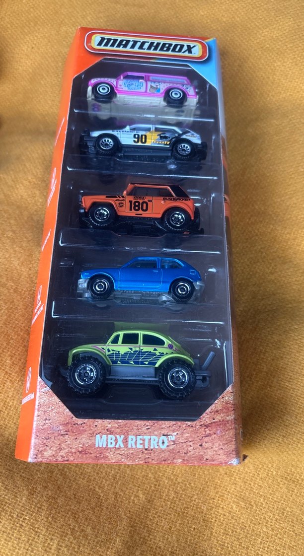 MBX Retro Çok Renkli Oyuncak Araba Seti - Görsel 2