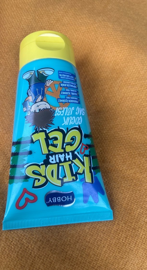 Çocuk Saç Jölesi Renkli Mavi - Görsel 2