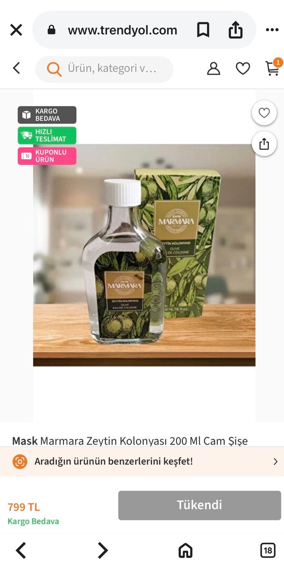 Marmara Zeytin Kolonyası 200 ml - Görsel 5