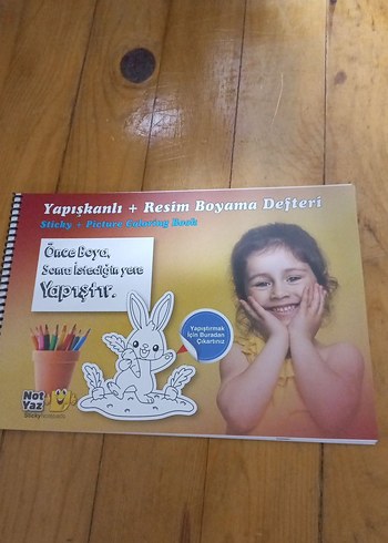 Yapışkanlı Resim Boyama Defteri