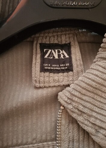 ZARA kadife gömlek - Görsel 2