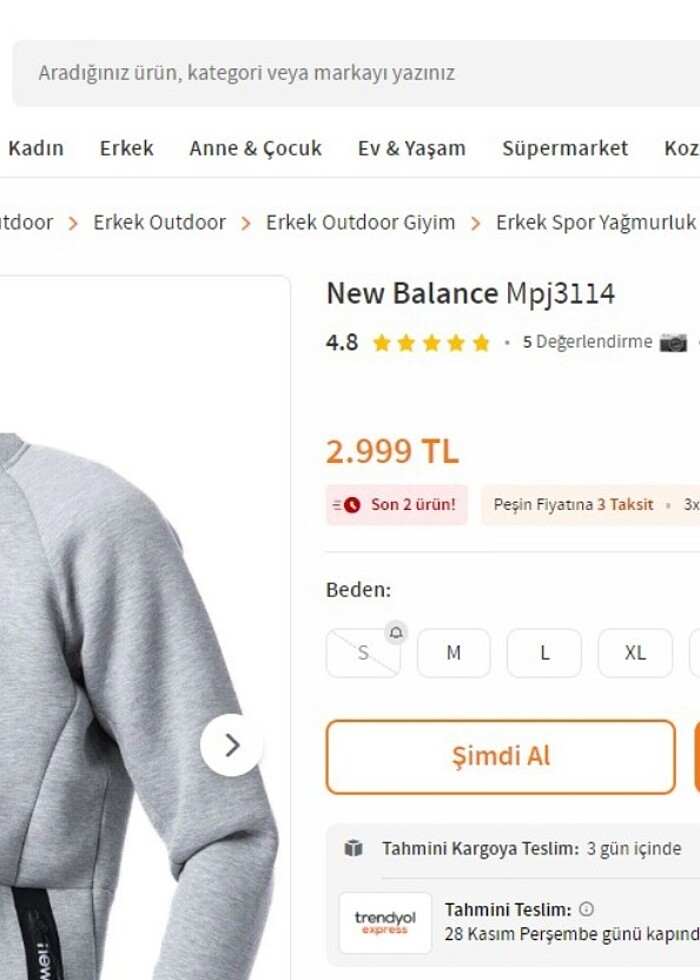 New Balance Erkek  - Görsel 2