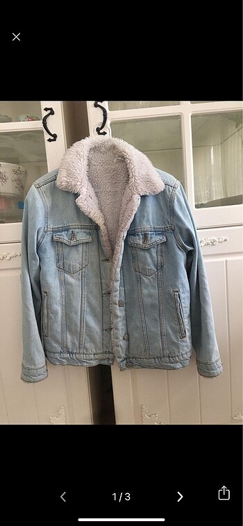 Topshop yünlü kot ceket