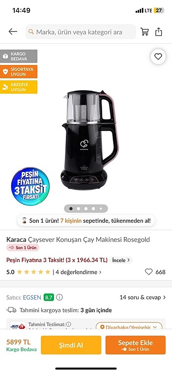 Karaca çaysever - tost makinesi- kahve makinesi - waffle makines