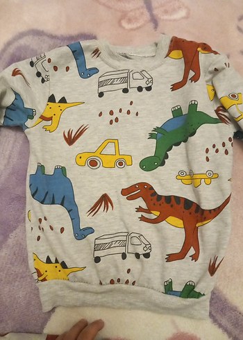 Diğer Erkek Çocuk Renkli Uzun Kollu Örme Pijama