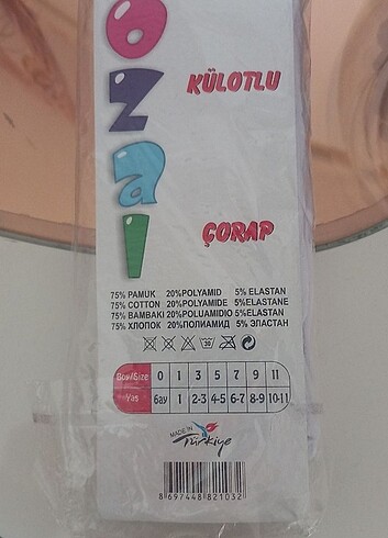 Beyaz külotlu corap - Görsel 2